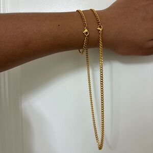 Classic Gold Chain Bracelet 3.8MM